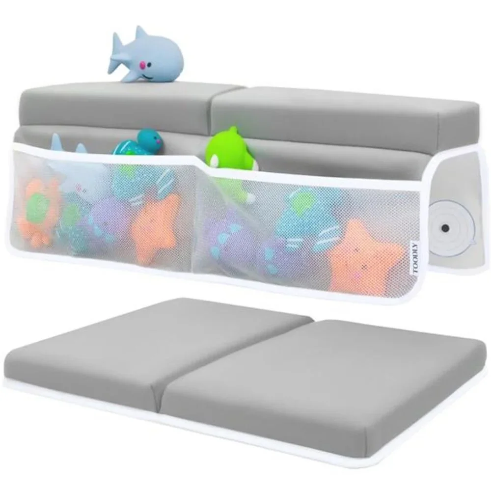 Baby Bath Kneeler and Elbow Rest Pad Set - Baby Bath Support for Knees and Elbow